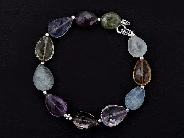 Pear Shape Multiple Gemstone Bracelet