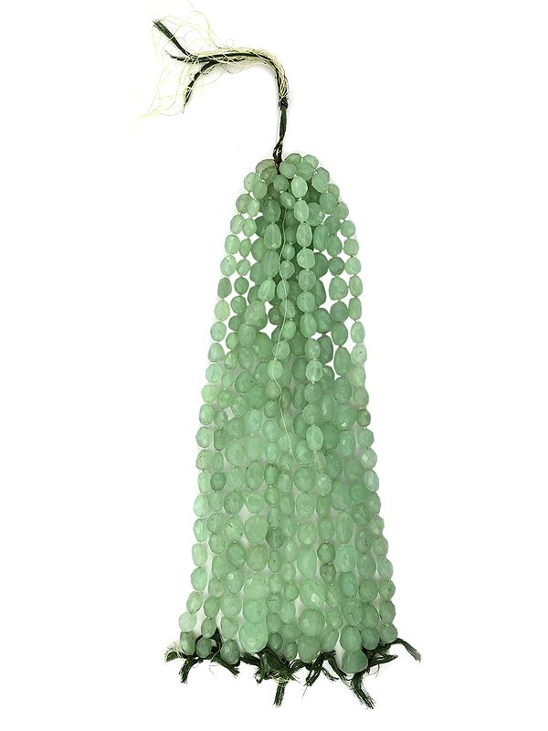 Green Chalcedony Nuggets | Semi-Precious Gemstone Beads