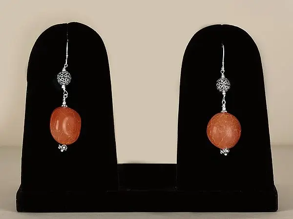 Carnelian Sterling Silver Earring