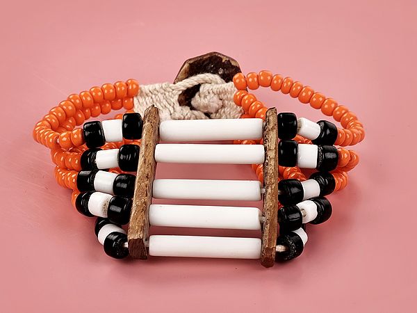Naga Orange Beads Bracelet