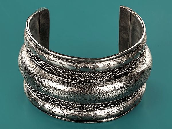 Stylish Tibetan Cuff Bracelet