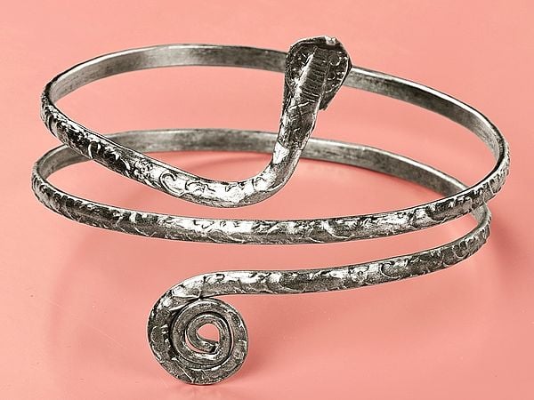 Spiral Snake Upper Arm Bracelet