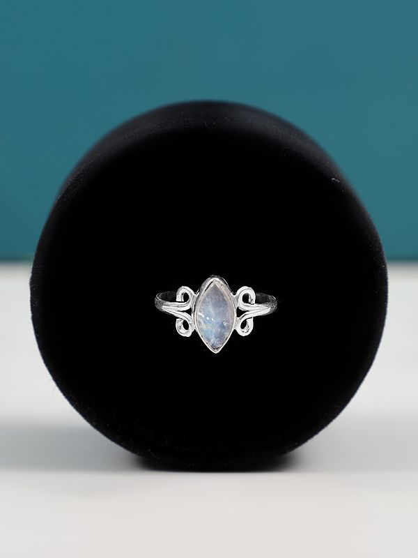 Marquise Cut Gemstone Sterling Silver Ring