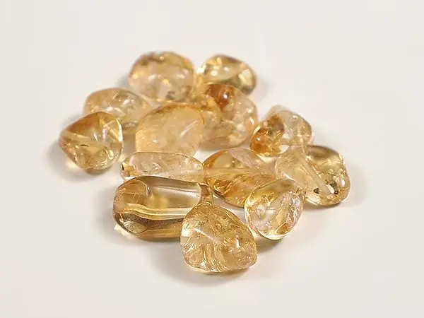 Citrine Tumbled Beads (13 Pcs)