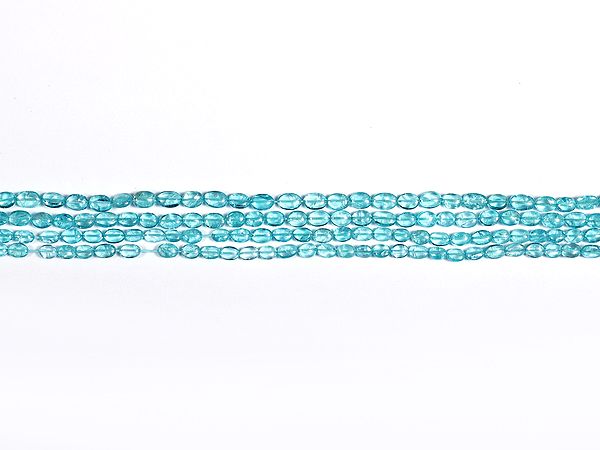 Natural Blue Apatite Gemstone Beads