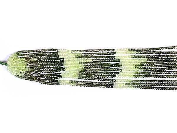 Small Faceted Peridot Stone Beads