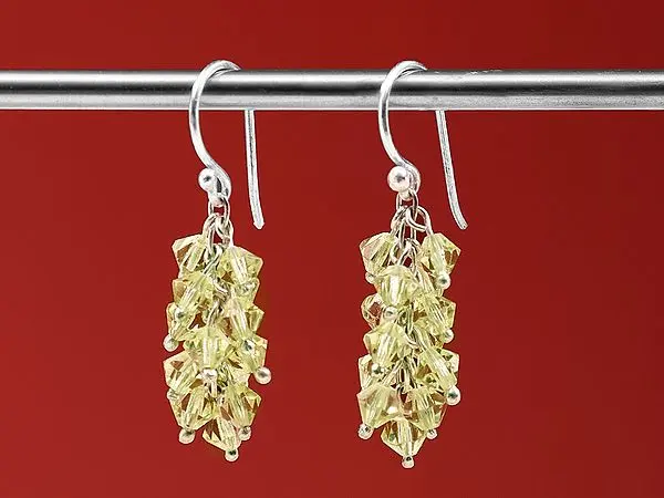 Small Peridot Dangle Earring