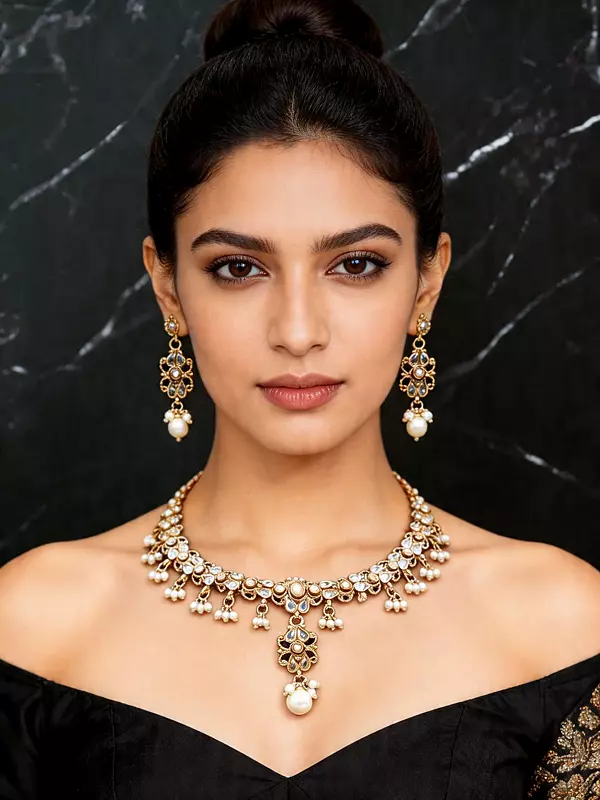 Designer Necklace with Earring Set