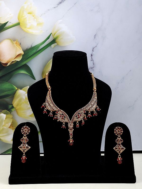 Designer Necklace with Earring Set