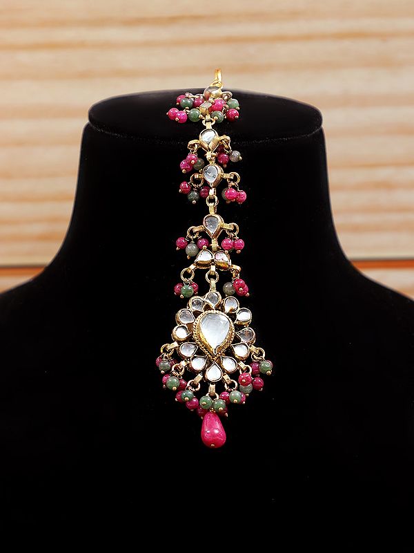 Stone Studded Fashion Maang Tikka | Indian Fashion Jewelry
