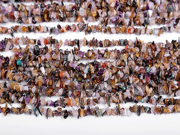 Multicolor Gemstones Chips (Price of 1 String) | Gemstone Beads