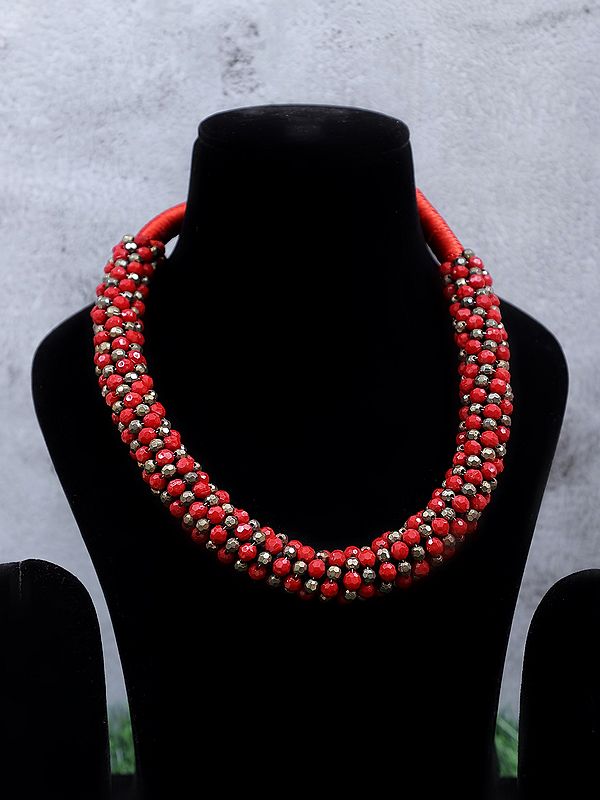 Bead Crocheted Choker | Indian Fashion Jewelry