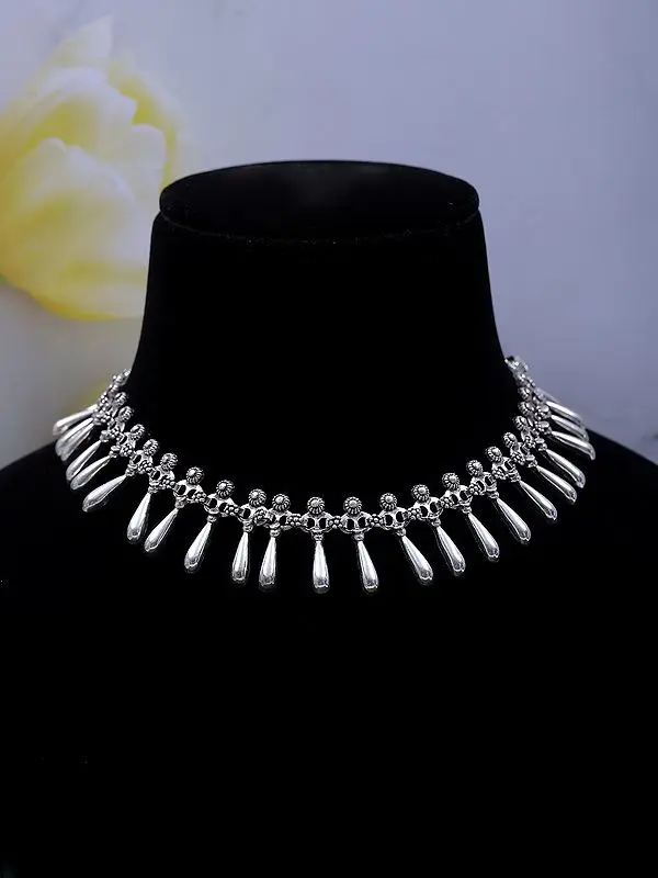 Sterling Silver Choker Necklace