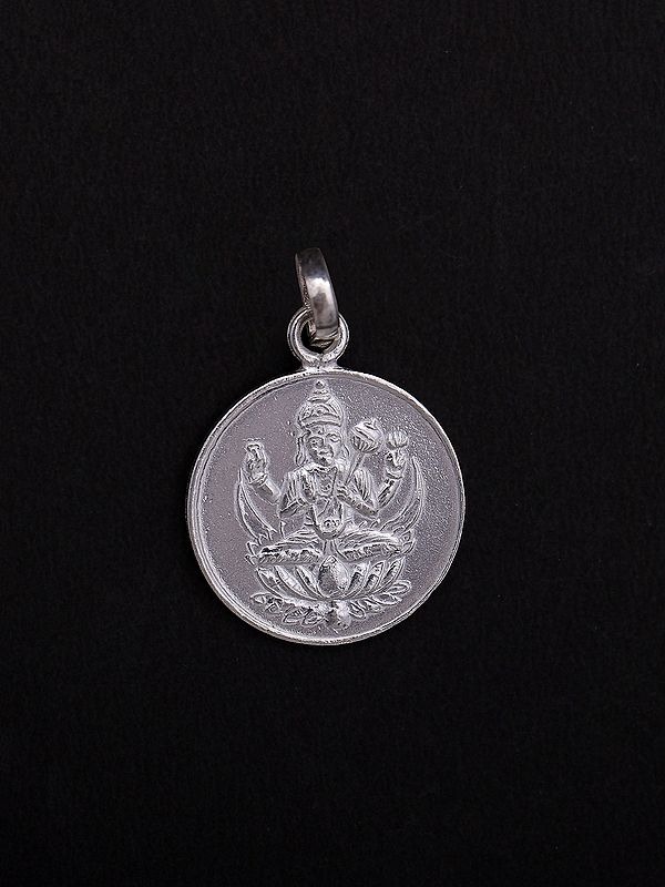 Moon God Pendant with Chandra Yantra on the Reverse Side