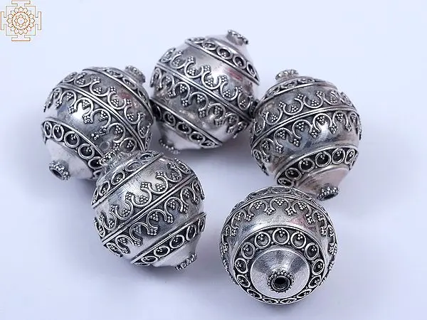 Sterling Silver Beads (5 Pieces)
