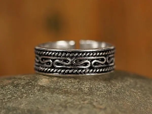 Open Patterned Ring | Sterling Silver Rings