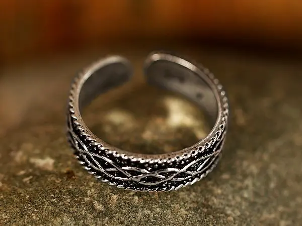 Engraved Endless Lines | Sterling Silver Rings