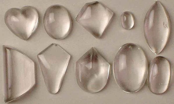 Lot of 10 Crystal Cabochons