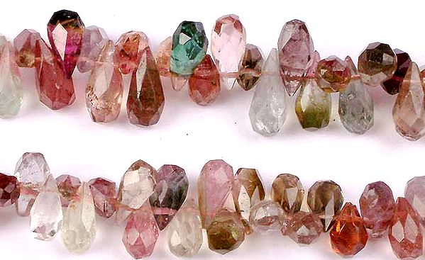 Tourmaline Faceted Drops