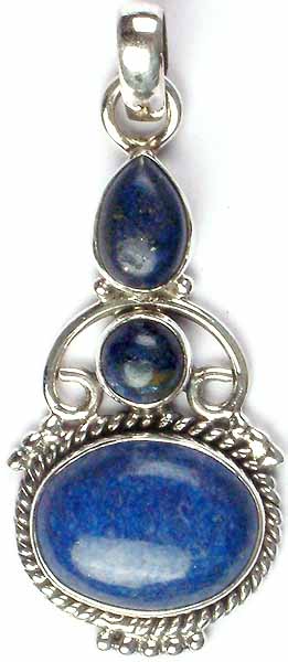 Triple Lapis Lazuli Crown