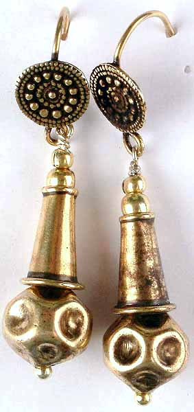 Antiquated Gold Plated Earrings
