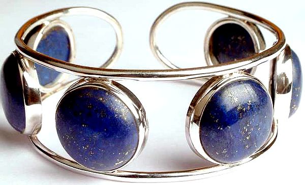 Bracelet of Lapis Lazuli Circles