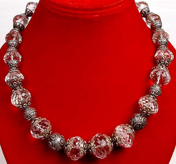Faceted Crystal Necklace