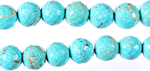 Faceted Turquoise Balls