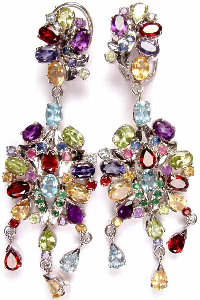 Fine Cut Colorful Gemstone Chandeliers
