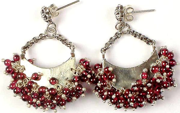 Garnet Gypsy Earrings