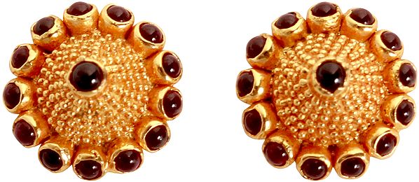 Stud Earrings (South Indian Temple Jewelry)