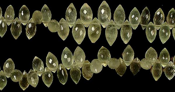 Prehnite Faceted Rolling Marquise