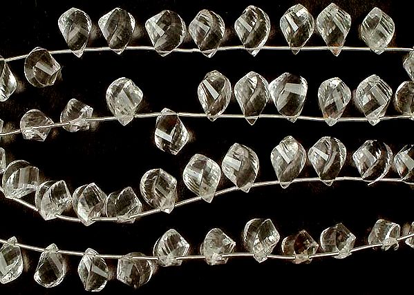 Twisted Crystal Briolette