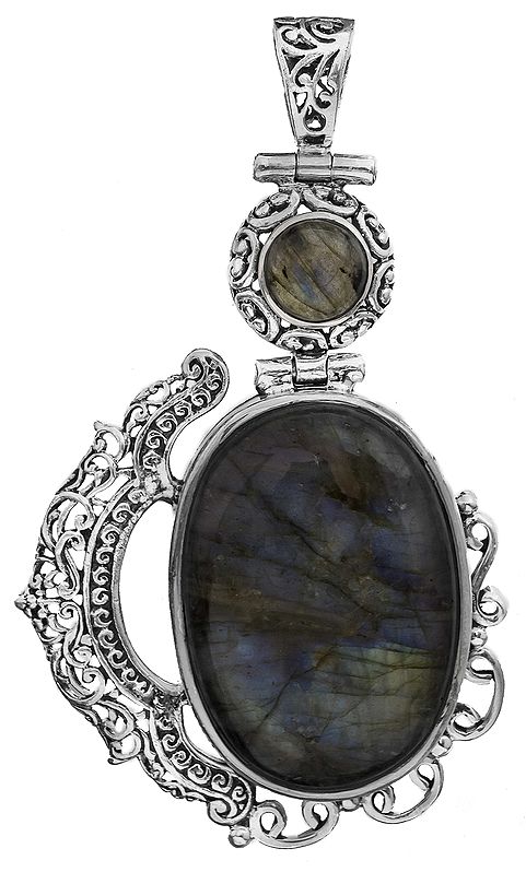 Twin Gemstone Pendant