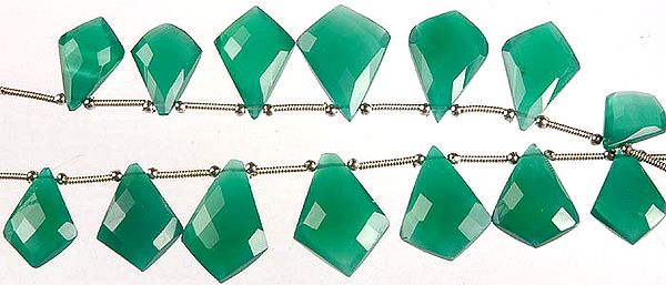 Green Chalcedony Shapes