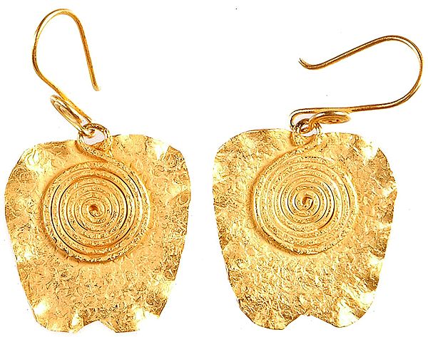 Sterling Gold Plated Silver Earrings