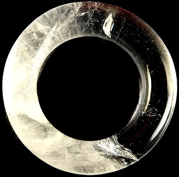 Crystal Donut for Pendant Setting (Price Per Piece)