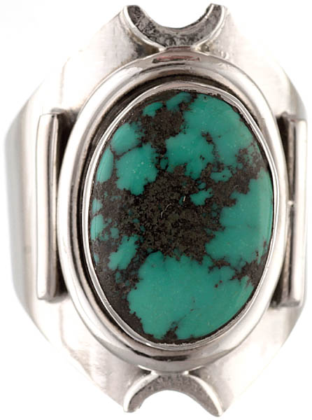 Tibetan Turquoise Oval Ring