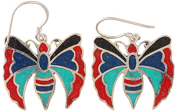 Butterfly Inlay Earrings