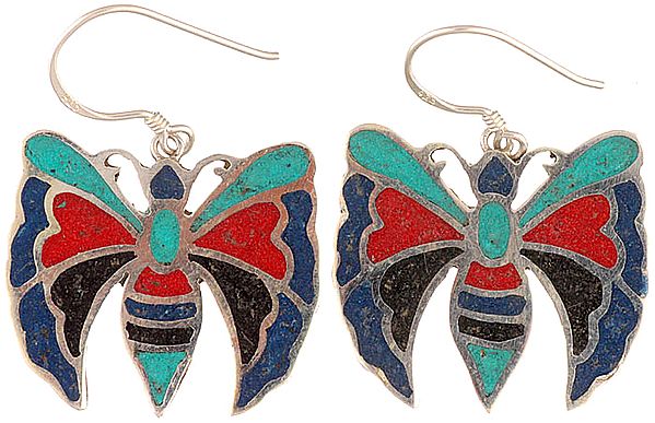 Butterfly Inlay Earrings