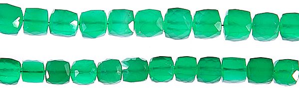 Faceted Green Onyx Boxes