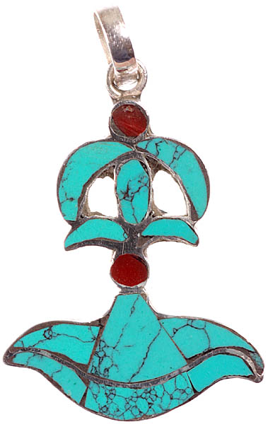 Vajra-chopper Inlay Pendant