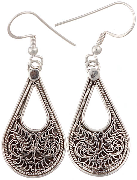 Sterling Filigree Earrings