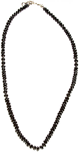 Faceted Black Onyx Necklace