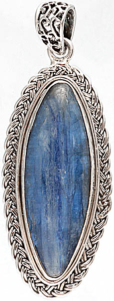 Kyanite Pointed Oval Pendant