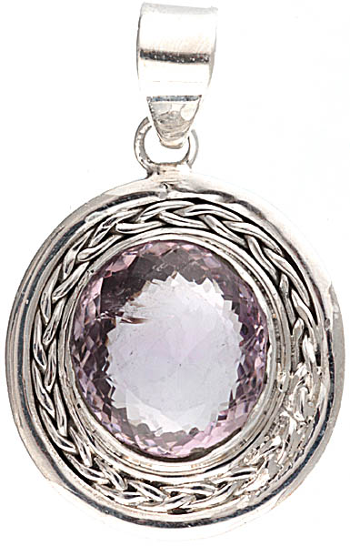 Faceted Amethyst Pendant