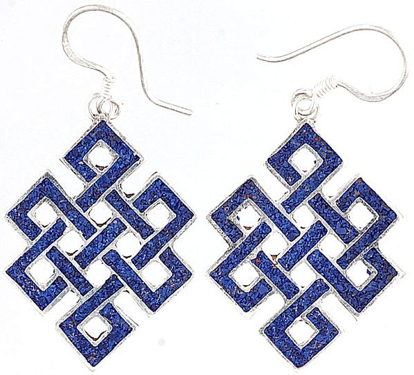 The Endless Knot Inlay Earrings