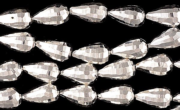 Sterling Faceted Drops (Price Per Line)