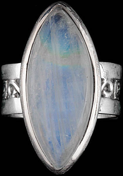 Rainbow Moonstone Ring