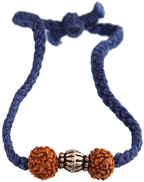 Rudraksha Bracelet with Cord